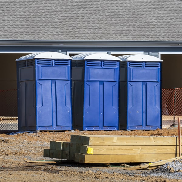 is there a specific order in which to place multiple porta potties in Meridian PA